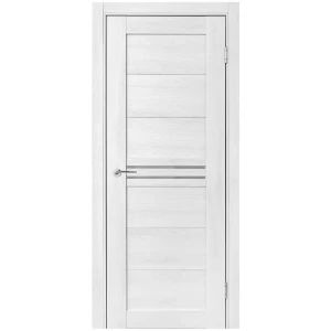 PORTIKA Межкомнатная дверь Моско со стеклом 60x200 см в стиле орех луч айс 89422251