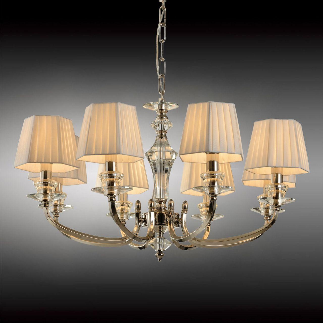 Подвесная люстра Omnilux Giardino OML-86603-08 OMNILUX ДИЗАЙНЕРСКИЕ, GIARDINO 220281 Белый  - Вид №1