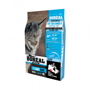 ПР0058946 Корм для кошек Original для всех пород 3 вида рыбы сух. 2,26кг Boreal