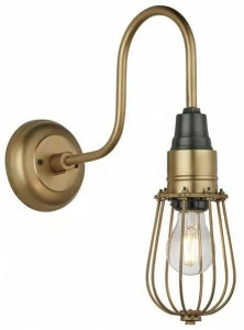 Industville Настенный светильник из латуни с фиксированным кронштейном  Sn-wcwl4-b