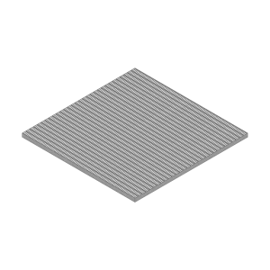 Настил прессованный 1000x1000 мм 33x11/30x2 цвет серый