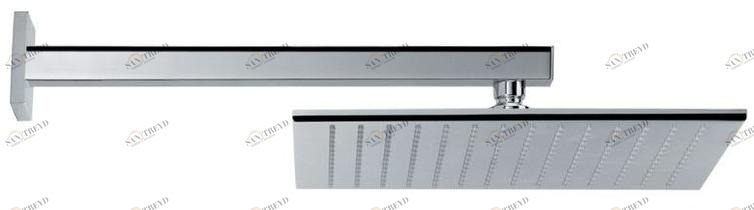 newform Настенный регулируемый тропический душ из нержавеющей стали Head showers 67706