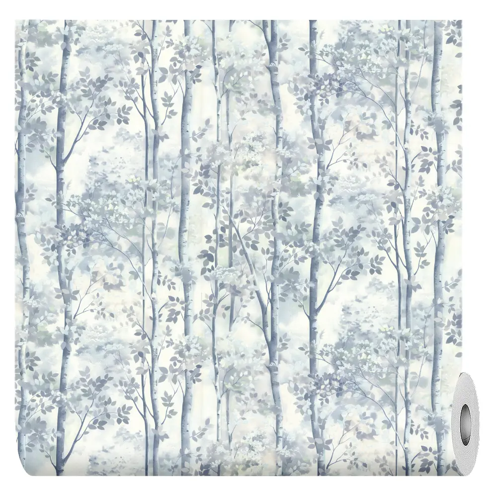 VOG COLLECTION Dforest - Флизелиновые обои бежево-голубые с текстурой леса 89394818 Dream Forest STLM-1342672