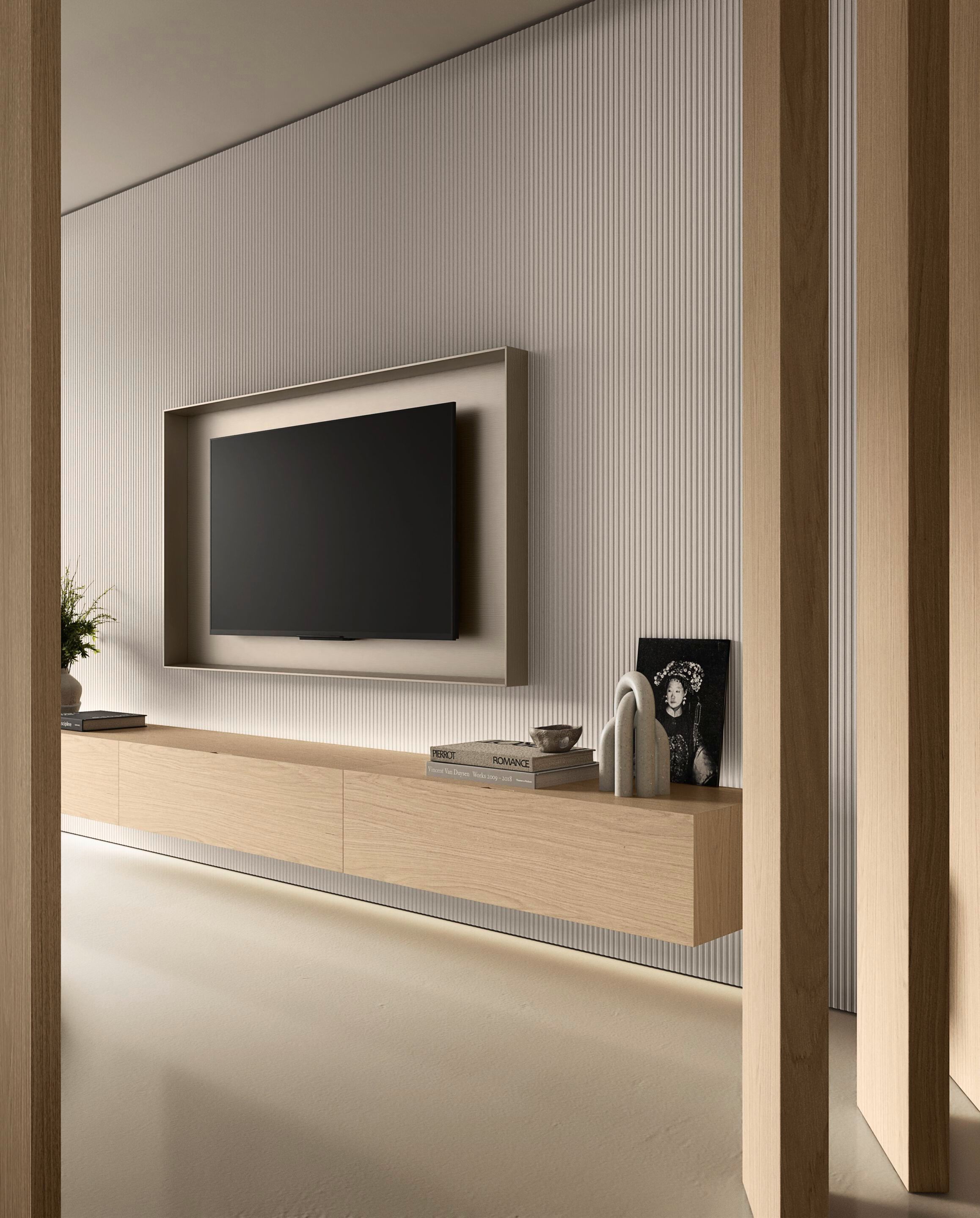 Деревянная оборудованная стена Olivieri CUBE 6 ARCH-00123672 - Вид №8