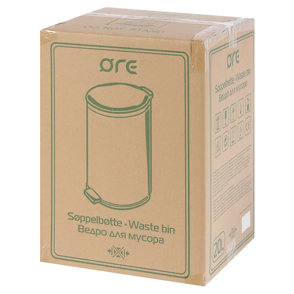Ведро для мусора с педалью WB20 20 л сталь ORE STLM-2125985 - Вид №5