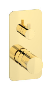 Встроенный смеситель для душа с двухходовым дивертером WE ARE IB ga310ii Pale Gold Gatsby