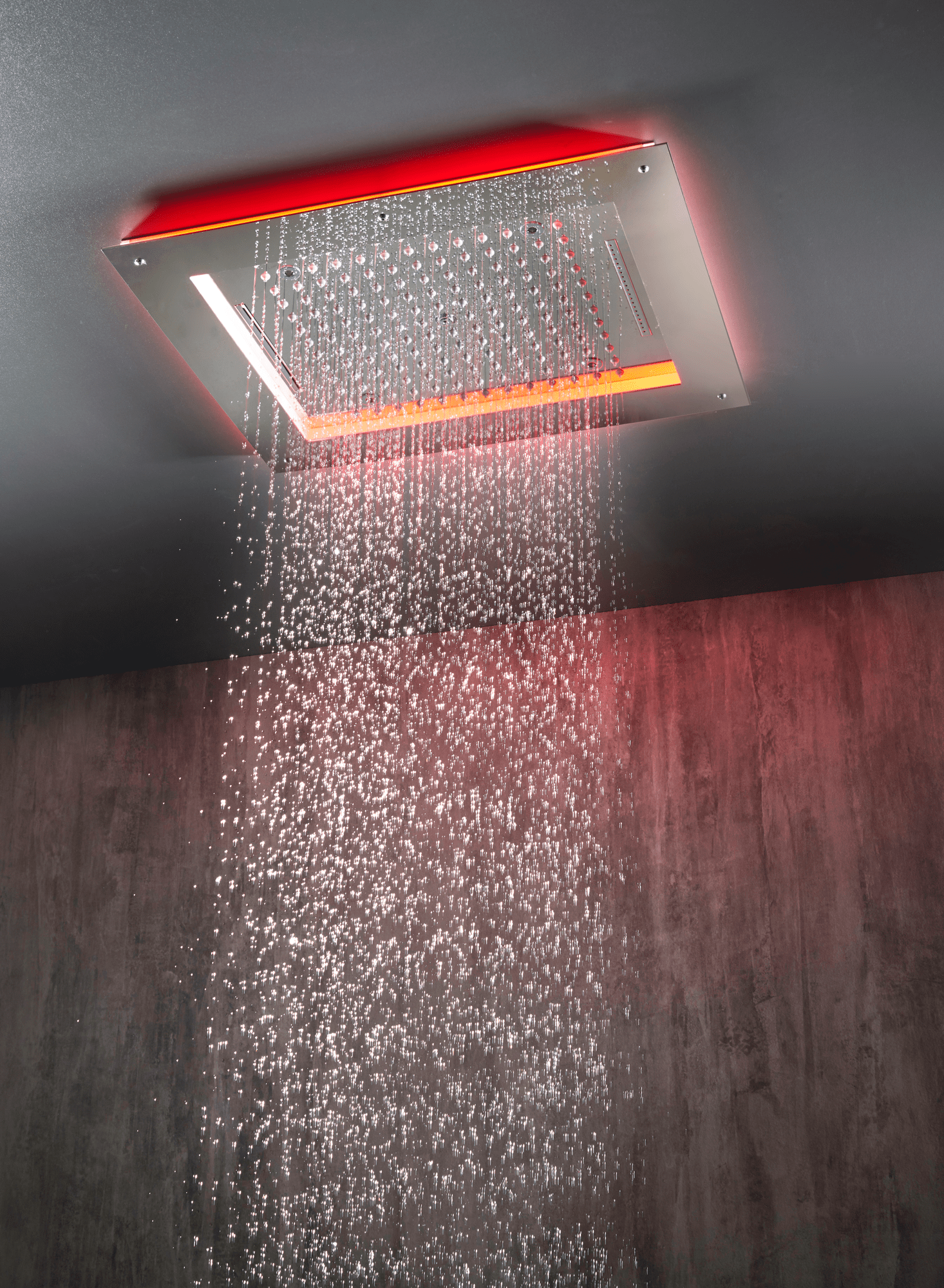 HI0927 Потолочный & настенный душ FRAME/3 - RGB CROMOTHERAPY BOSSINI  - Вид №1