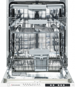 SLG VI6310 Полноразмерная, 82x59.8x55 см, 15 комплектов, 9 программ, 6 температурных режимов, расход 9л, электронное управление/led дисплей, 3-я крзина, верхняя корзина easy lift,защита от утечки leakage protection, отсрочка до 19 часов, 1/2 загрузка Scha
