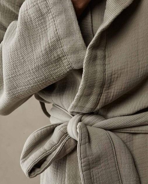 Society Limonta Халат-кимоно из мягкого хлопка с двойным лицом Kur sun-id-1424193 - Вид №4