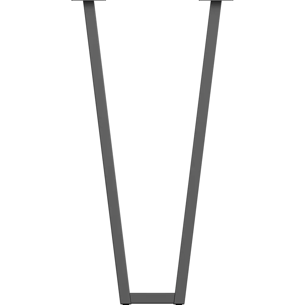 Подстолье для обеденного и письменного стола 71 см сталь цвет черный глянцевый DUCKANDDOG STLM-2155691 - Вид №2