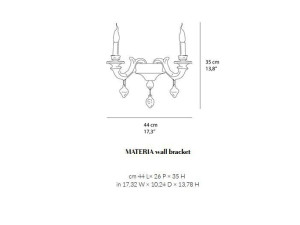 Керамическая настенная лампа