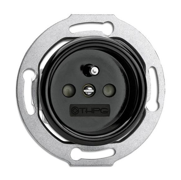 THPG Розетка одинарная бакелитовая электрическая  175833  - Вид №1