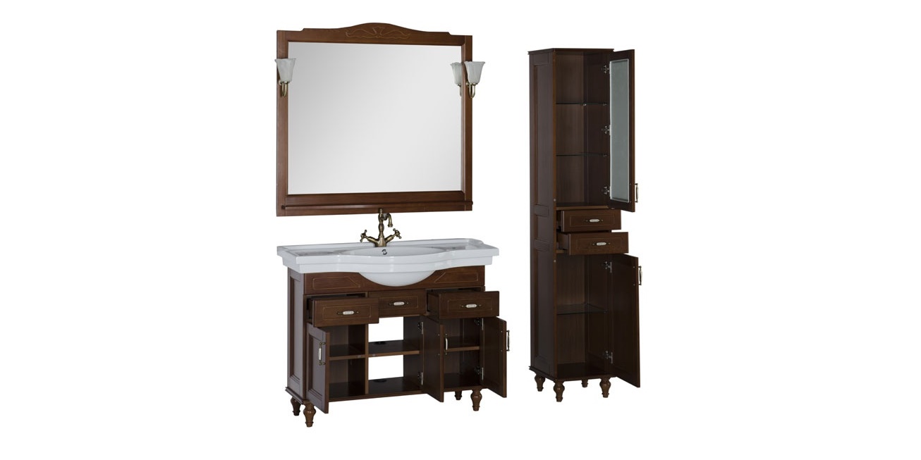 Комплект мебели Aquanet Амелия 110 орех 00179574 - Вид №2