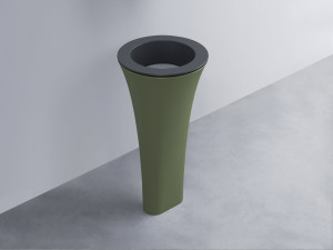 AMLA45-BA+AMPILT-BR+AMCOLT-AG Раковина Amedeo Tondo отдельностоящая cielo Enjoy + Amedeo