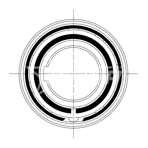 IS859 Обгонная муфта US10 (AS10) ISKRA  - Вид №2