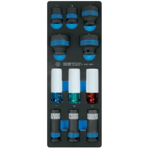 KING TONY Набор ударных головок 1/2, ложемент, 11 предметов