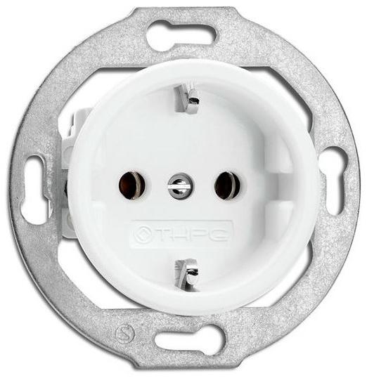 THPG Одиночная электрическая розетка из фарфора  173067  - Вид №1
