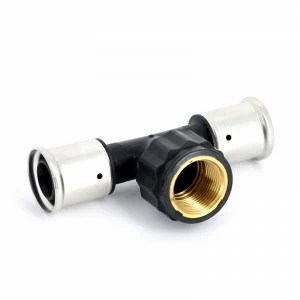 Тройник пресс-В PVDF HENCO 26x3/4"x26