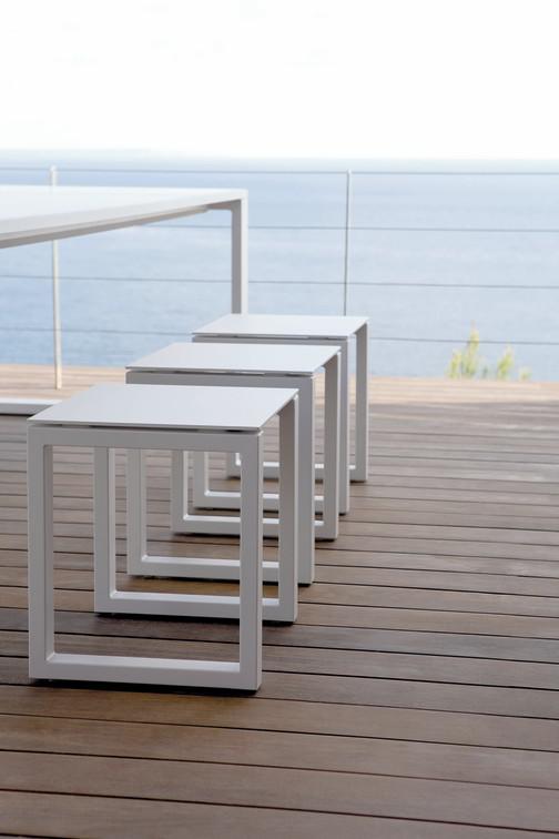 MNST223 Обеденный стол pca white f8 ⌀155см Manutti Fuse - Вид №9