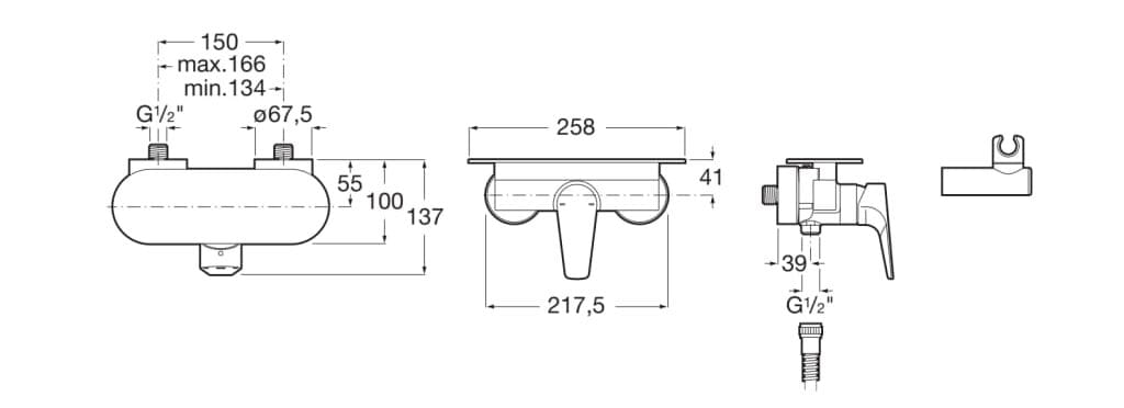 Пластиковая полка для ванной Roca Atlas ARCH-00143696 - Вид №2