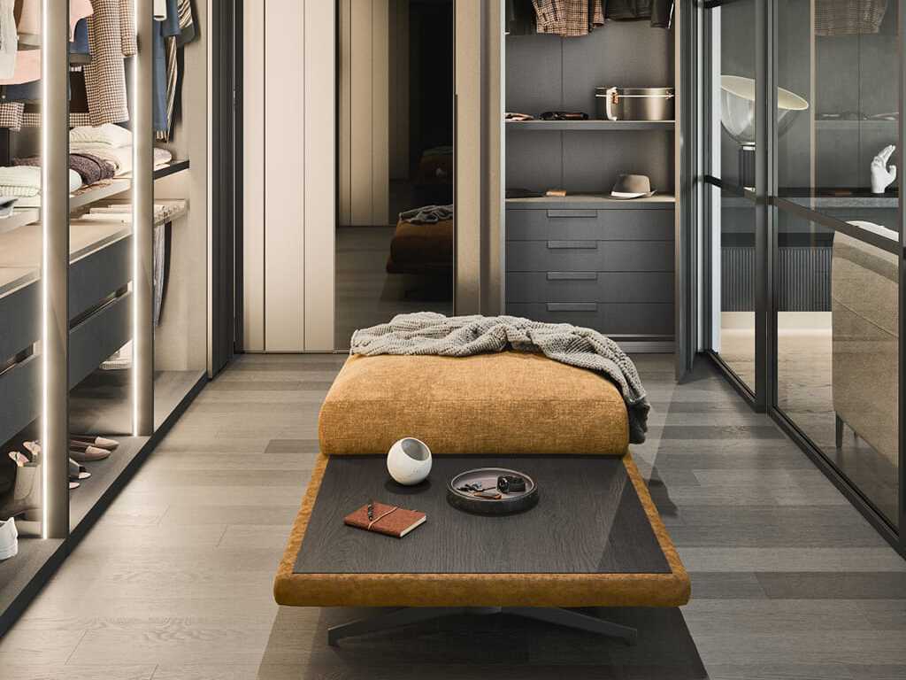 Тканевый диван с полуостровом Novamobili NOA ARCH-00036814 - Вид №9