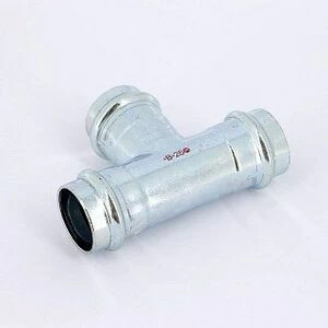 Тройник пресс оцинкованная сталь 28 IBP