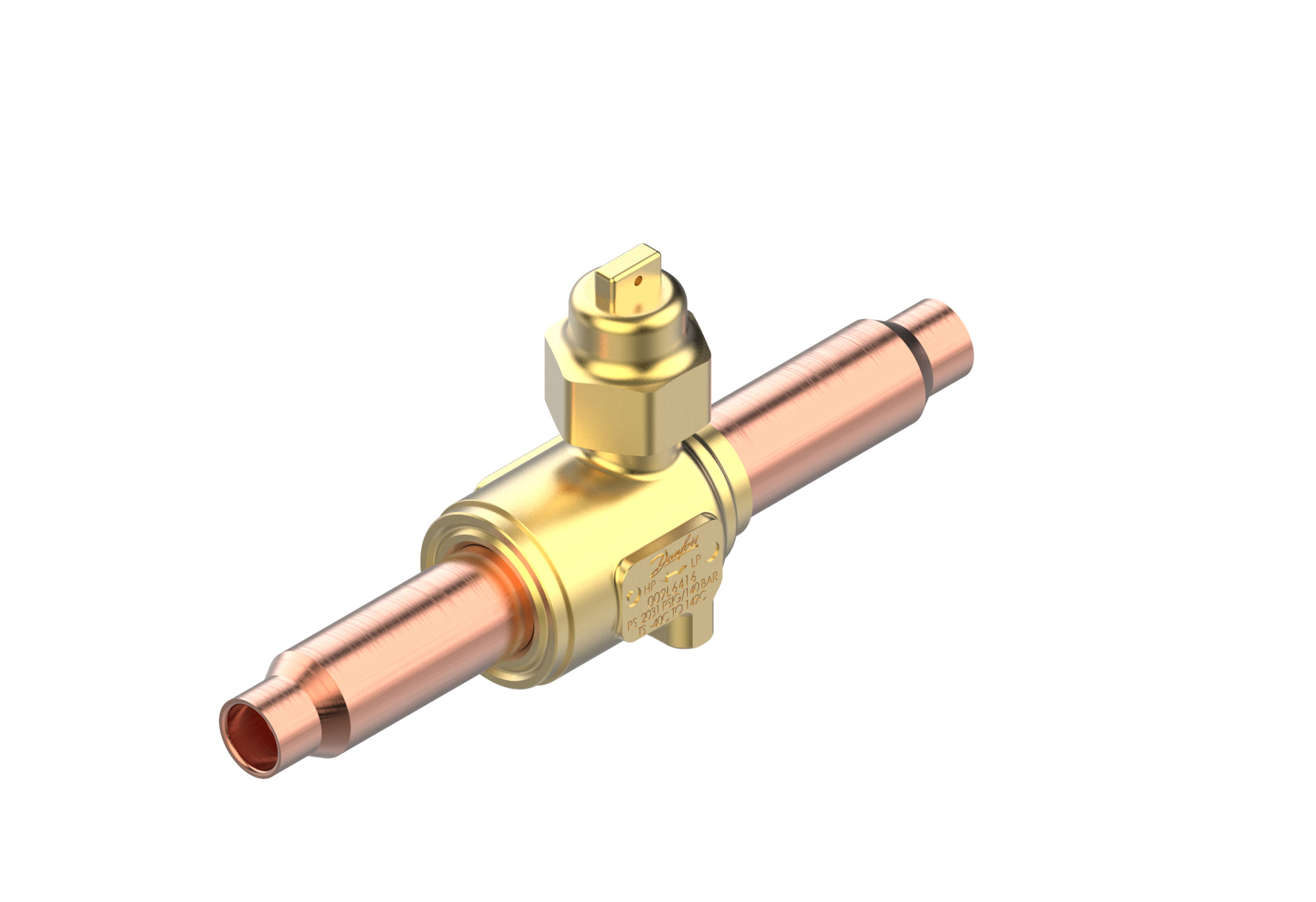 Danfoss GBCT — Запорные шаровые краны для CO2 140 бар GBCT 22s Кран шаровый 009L6420  - Вид №5