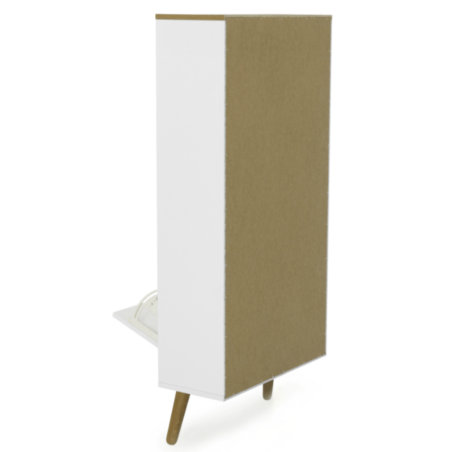 Шкаф для обуви Tenzo Dot, 128х57,5х24 см, дуб, белый 1657454 - Вид №6