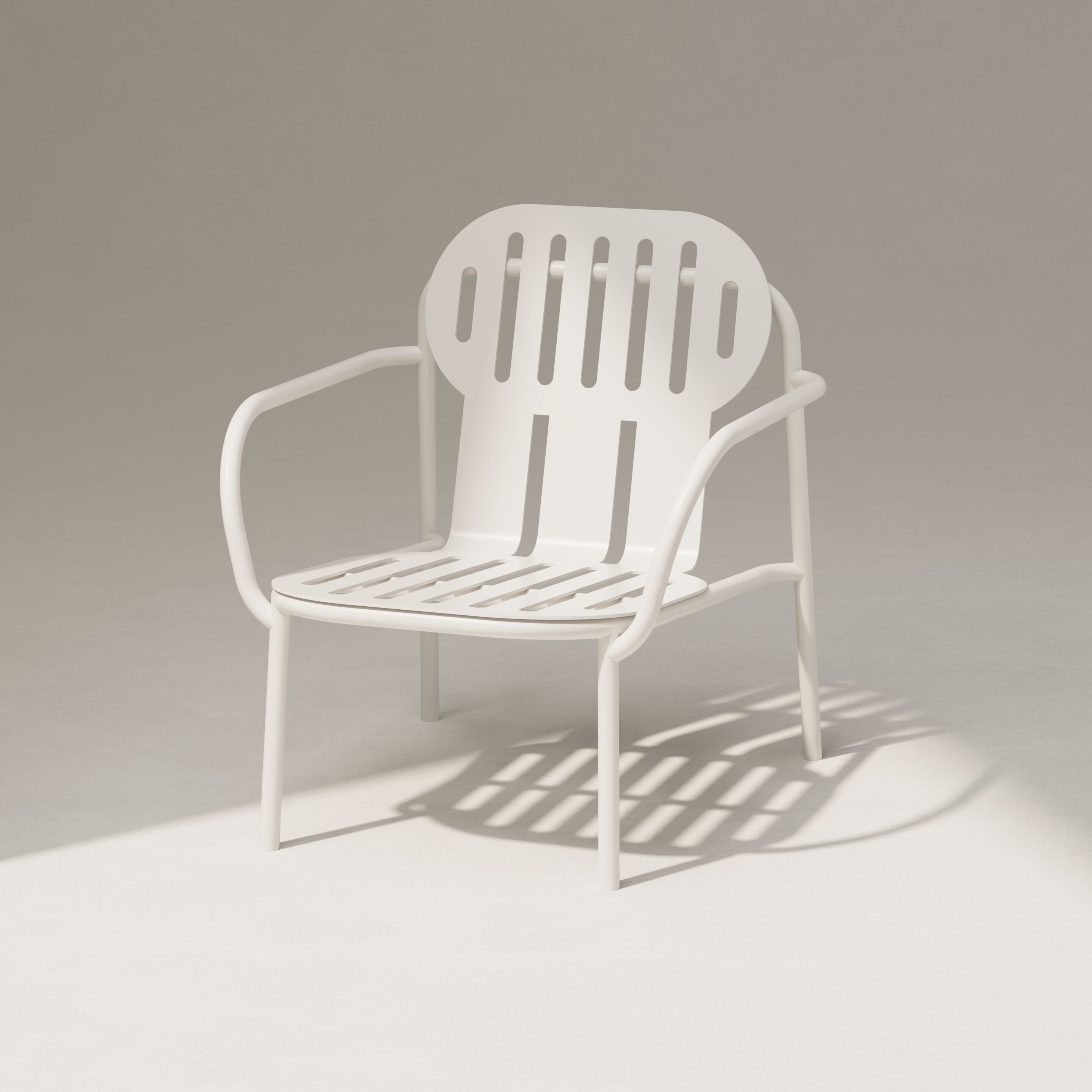 Алюминиевый стул с порошковым покрытием с подлокотниками Joyf Desert ARCH-00014545 - Вид №2