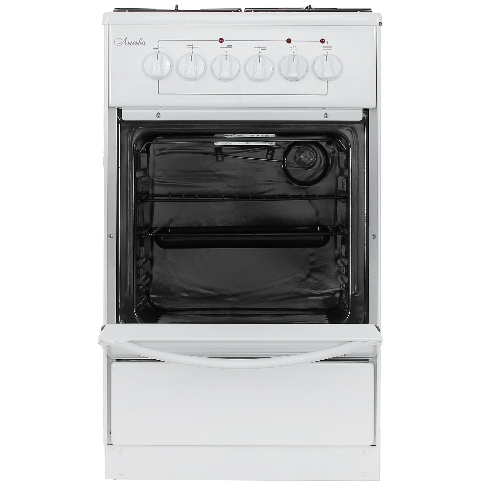 1033262 Комбинированная плита Лысьва ЭГ 1/3г01-2у белый STDN-0053655 - Вид №6