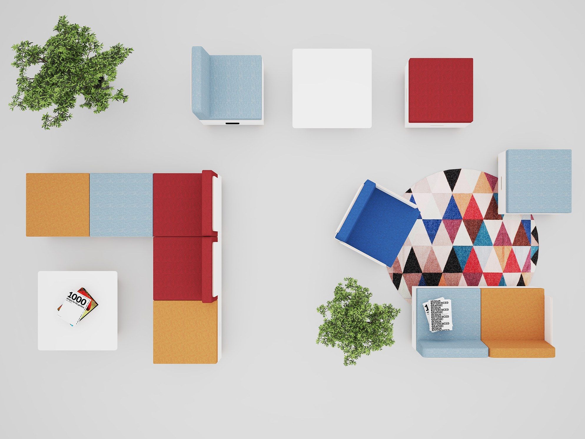 Модульная скамья SCHNEEWEISS interior KOUTI ARCH-00092879 - Вид №3