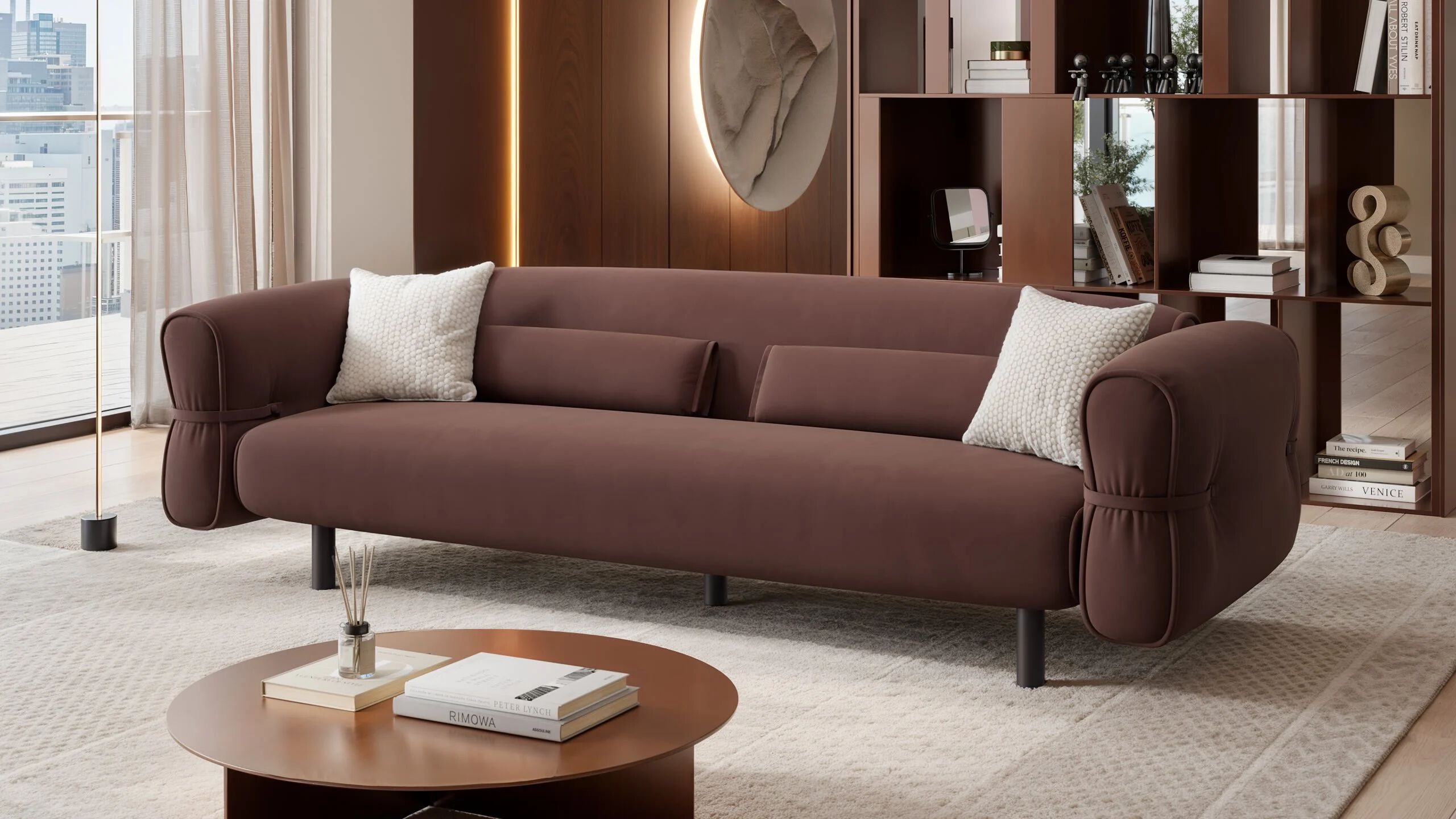 Ткань линейный диван Sofanella Briano ARCH-00031650 - Вид №3