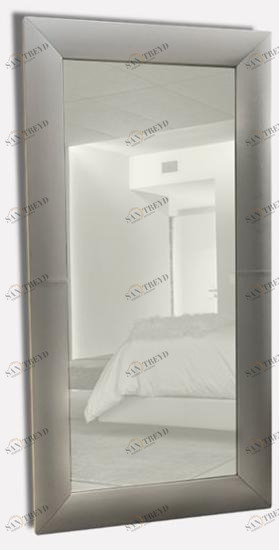 MORADA Зеркало из кожи прямоугольное с рамой  Masterpiece mir 