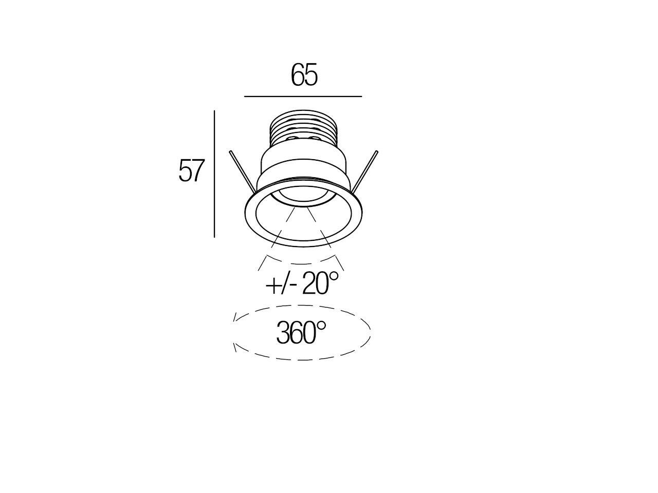 Регулируемый светодиодный прожектор Flexalighting PLEXUS 6 UGR ARCH-00027596 - Вид №2