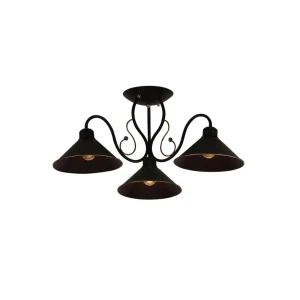 93902619 Люстра потолочная EVOLUCE SLE120402-03 CIOLLA 3 лампы 9 м² цвет коричневый STLM-0908777