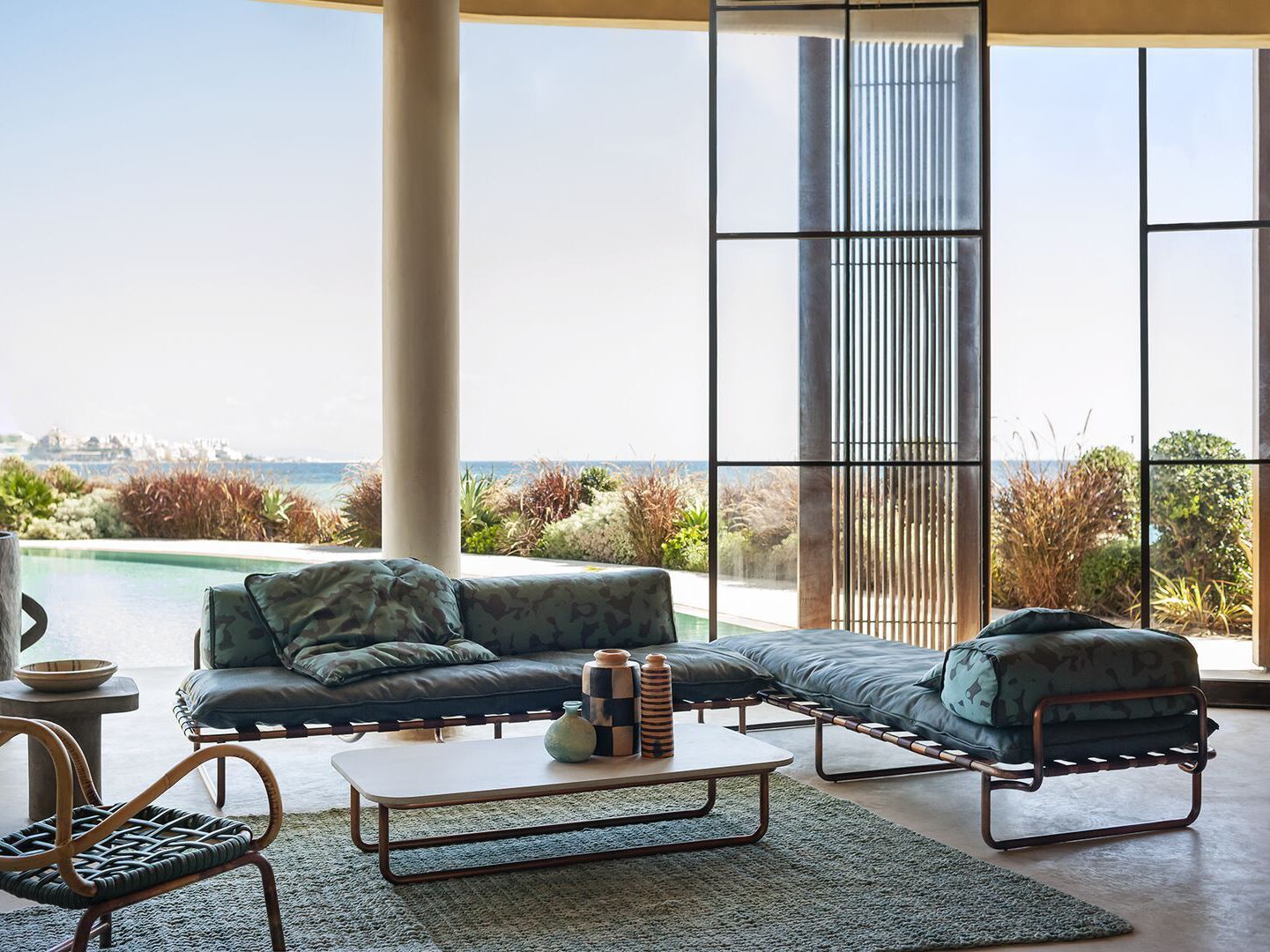 Травленая медная мягкая Садовая кровать Baxter Аризона ARCH-00098886 - Вид №8