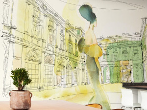 Carta da parati multicolor, PVC free, eco-friendly, lavabile