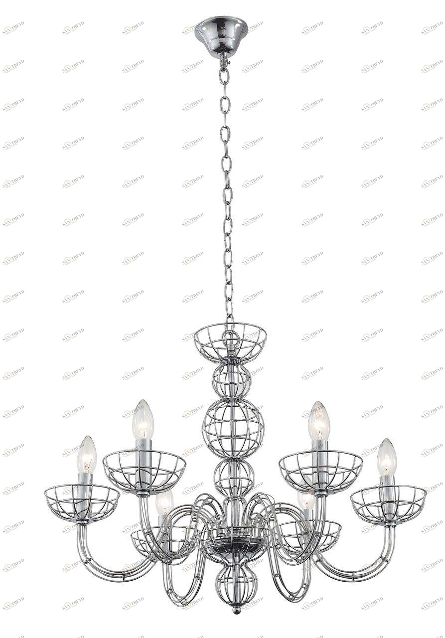 Подвесная люстра ST Luce Manic SL165.103.06 ST LUCE ДИЗАЙНЕРСКИЕ, MANIC 057845 Хром 