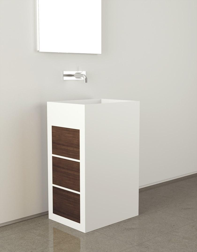 Ltc 1-2-3 Напольная раковина стоящая овальная MOMA Design  - Вид №3