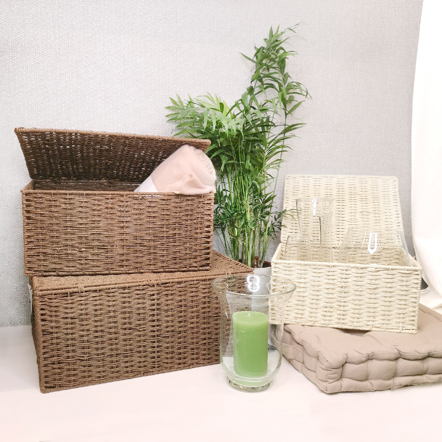 Santreyd: Бамбуковая корзина с крышкой для элегантного хранения 82280883 STLM-0023954 - Вид №6