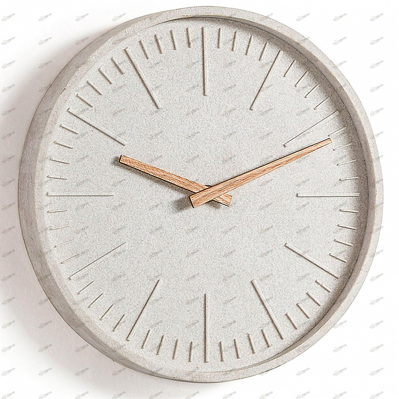 Часы настенные круглые полирезина бежевые Mid от La Forma LA FORMA ДИЗАЙНЕРСКИЕ 344280 Бежевый 