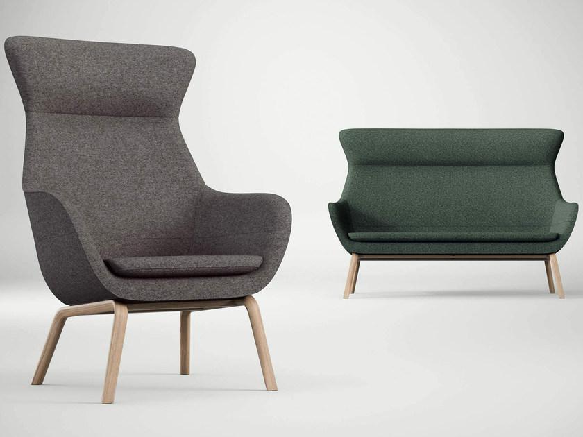 Brunner Кресло с подлокотниками с высокой спинкой Crona sun-id-1408258 - Вид №1