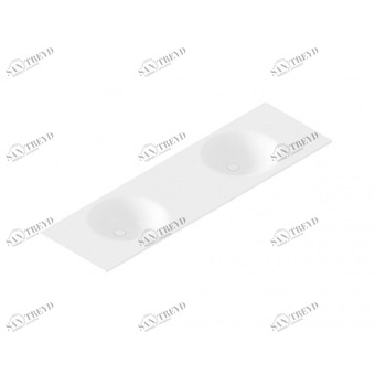 7MP442BICR Столешница со встроенной раковиной Kos by Zucchetti Morphing