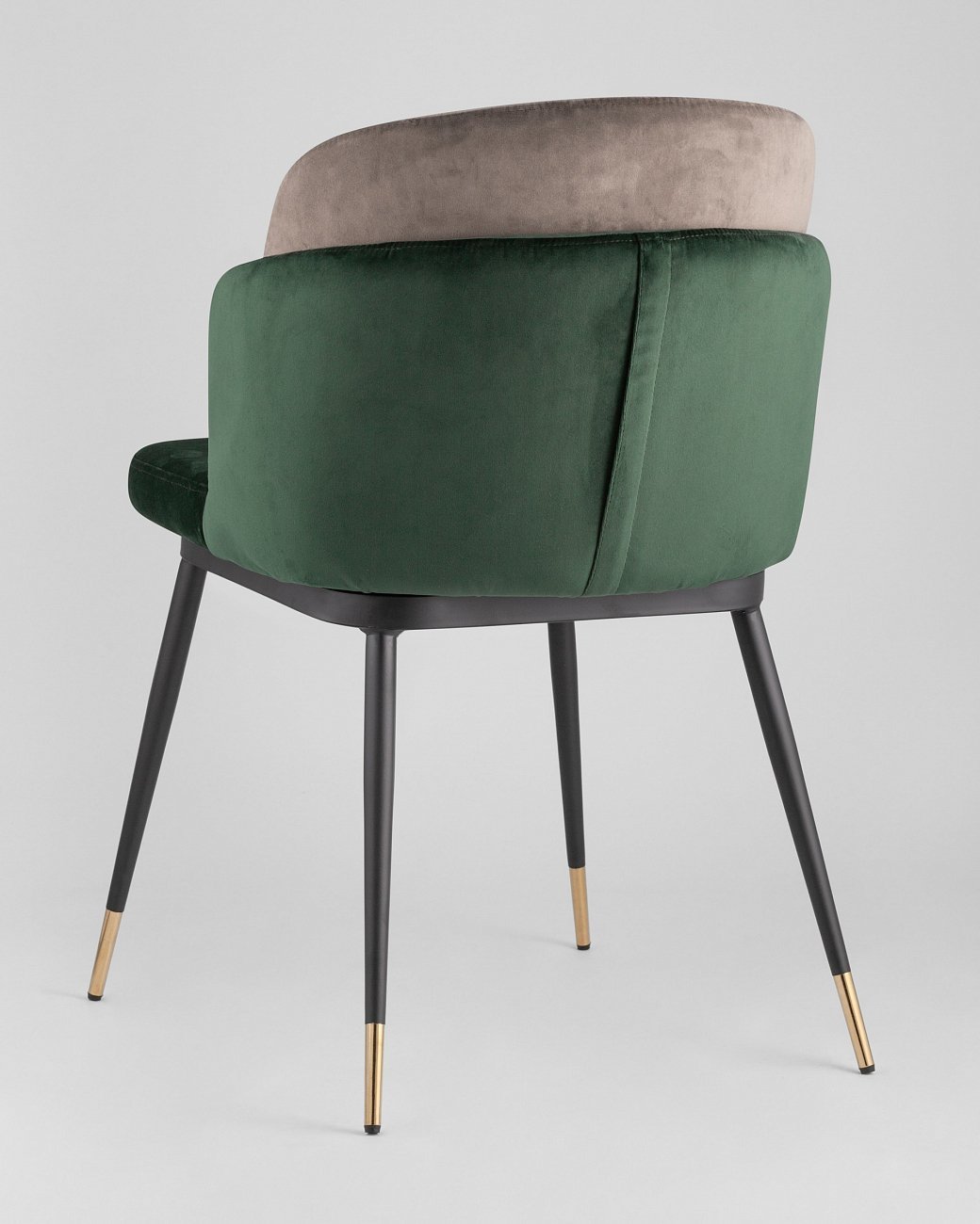 Стул со спинкой зеленый "Пенелопа" STOOL GROUP ДИЗАЙНЕРСКИЕ, ИНТЕРЬЕРНЫЕ 00-3946261 Зеленый;коричневый  - Вид №4