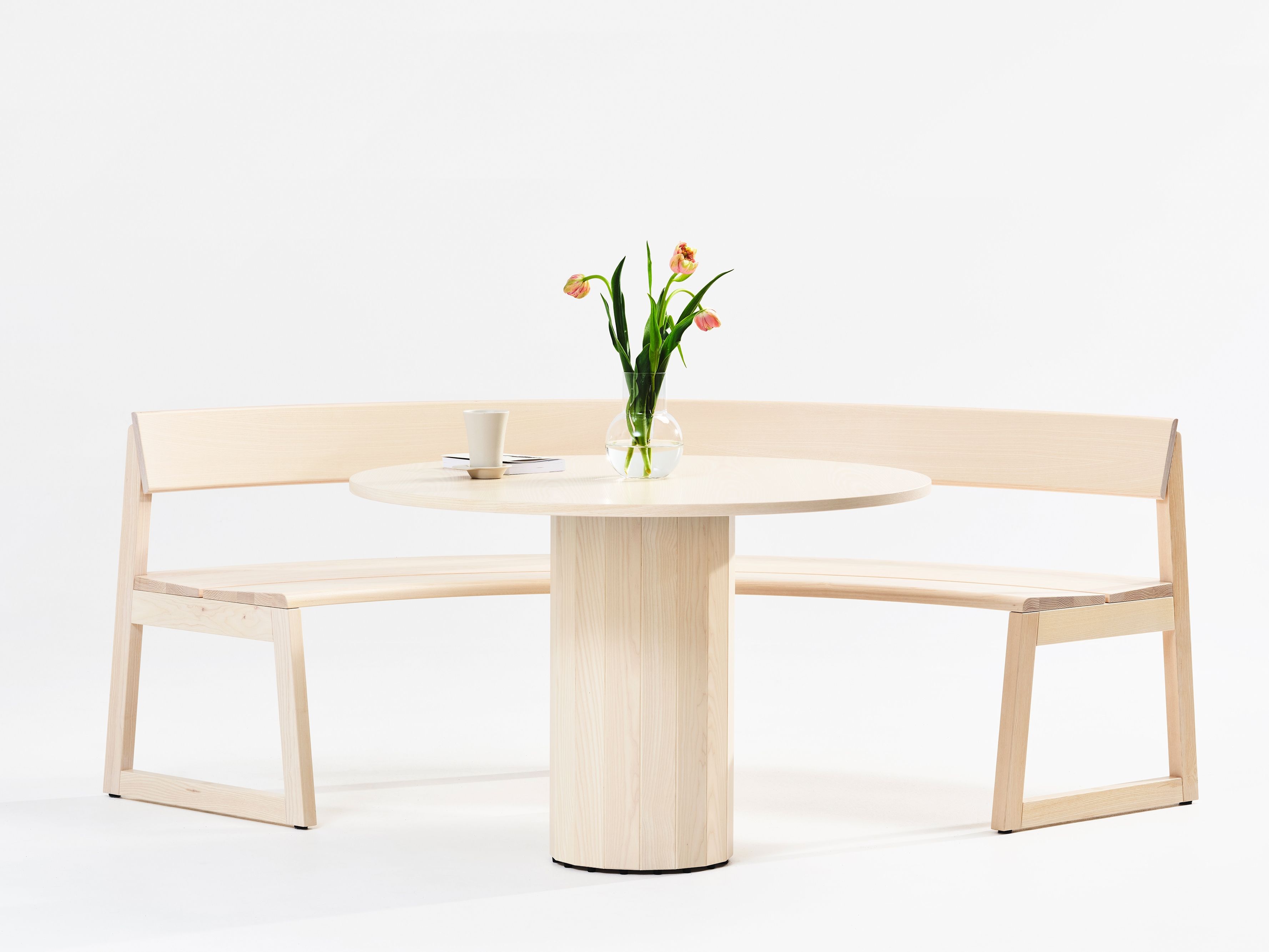 Модульная деревянная скамья со спинкой Karl Andersson Meander ARCH-00087248 - Вид №12