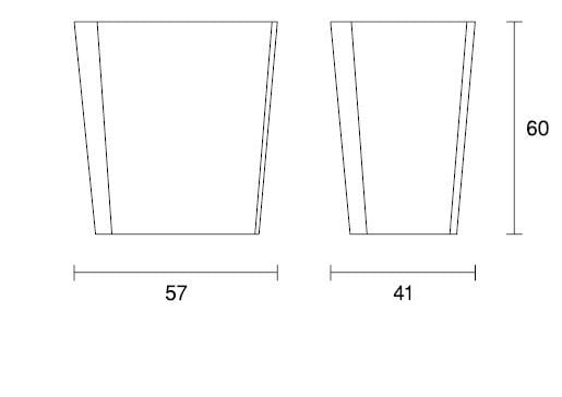 Высокий железный плантатор SIT Skew ARCH-00028783 - Вид №4