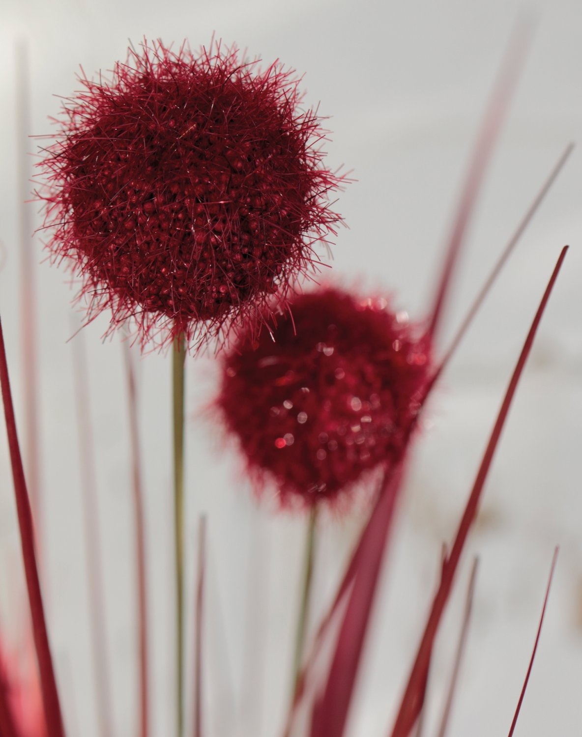 4945 490 a3 Мяч из искусственной травы, 75 см, красно-черный H-andreas  - Вид №4