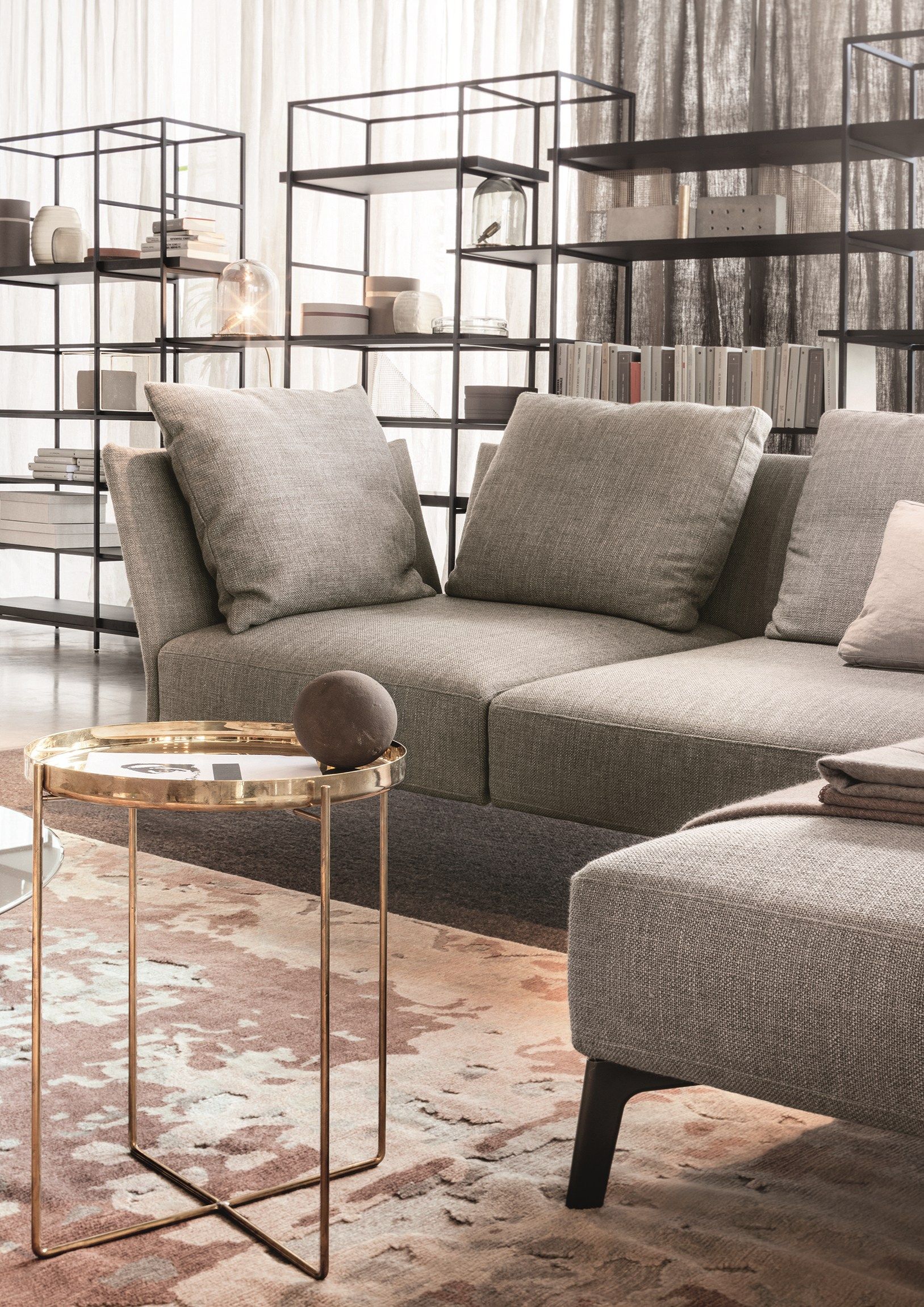 Тканевый диван с полуостровом Lema JERMYN ARCH-00060284 - Вид №3