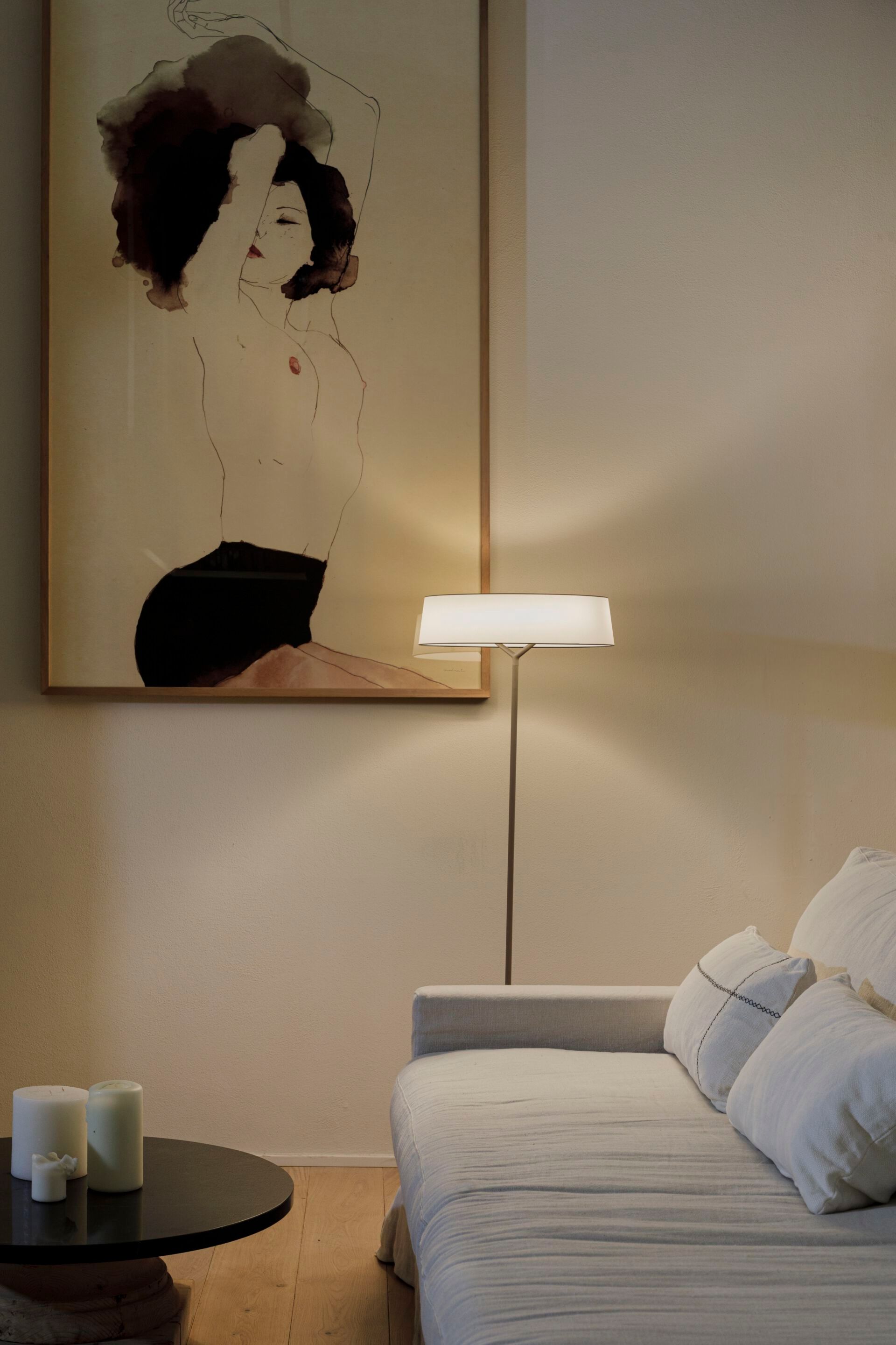 Металл и бумага светодиодный торшер Vibia шашки ARCH-00052377 - Вид №6