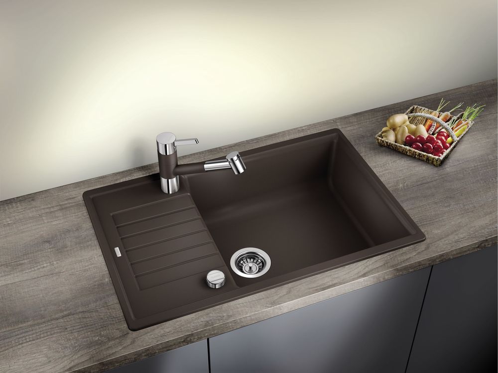 523282 Кухонная мойка Blanco Zia XL 6 S Compact кофе  Blanco Zia Кофе - Вид №2